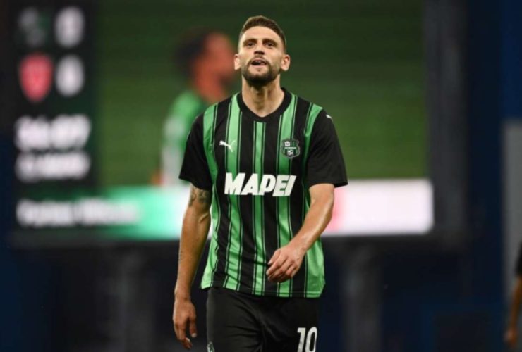 Domenico Berardi in campo col Sassuolo - foto LaPresse - Fattidipallone.it