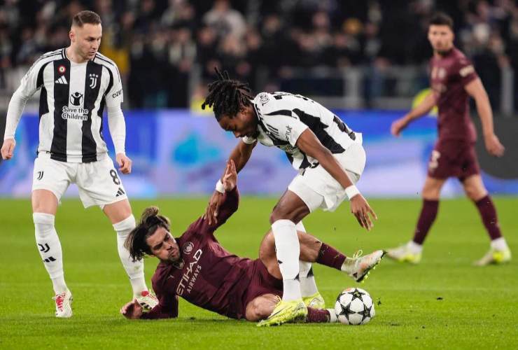 Estratto del match di Champions League tra Juventus e Manchester City - foto LaPresse - Fattidipallone.it