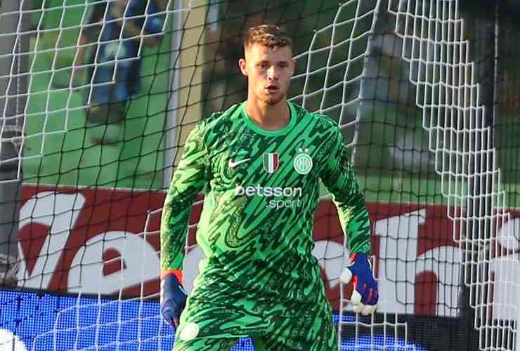 Josep Martinez in campo con la maglia dell'Inter tra i pali - foto LaPresse - Fattidipallone.it