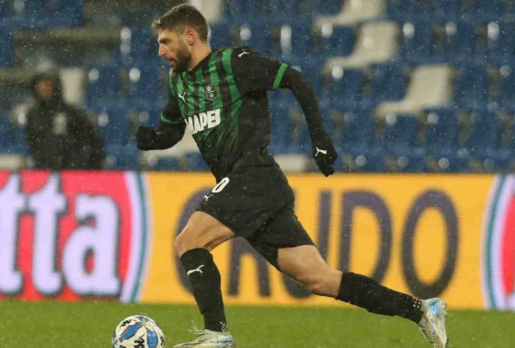 Mimmo Berardi in campo con la maglia del Sassuolo - foto LaPresse - Fattidipallone.it