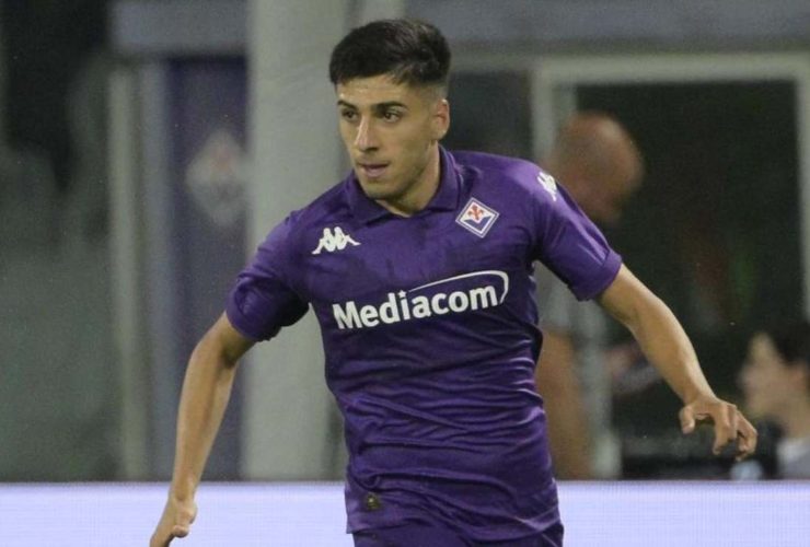 Parisi in campo con la Fiorentina - foto LaPresse - Fattidipallone.it