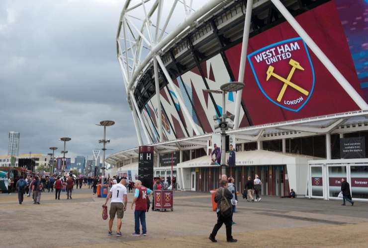 Stadio del West Ham United che potrebbe accogliere presto Allegri - foto LaPresse - Fattidipallone.it