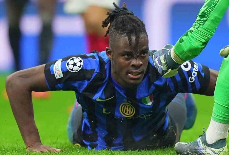 Yann Bisseck in campo con la maglia dell'Inter - foto LaPresse - Fattidipallone.it