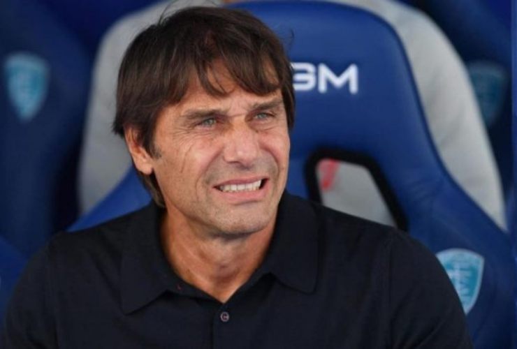 Antonio Conte in panchina - foto LaPresse - Fattidipallone.it