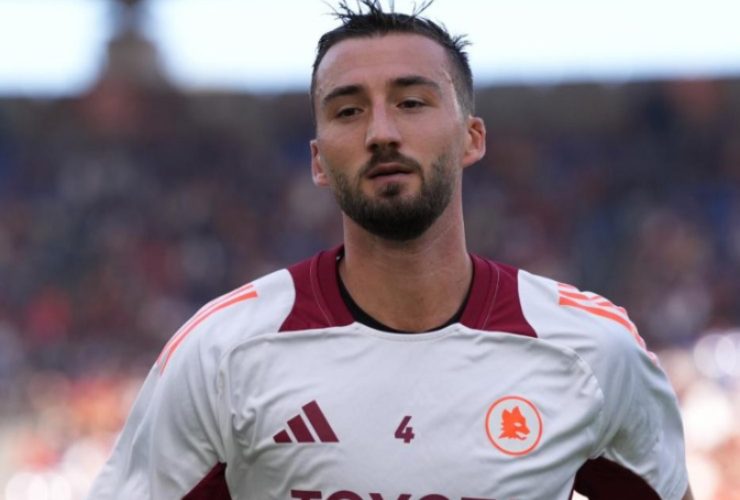 Bryan Cristante, centrocampista della Roma – foto LaPresse – Fattidipallone.it