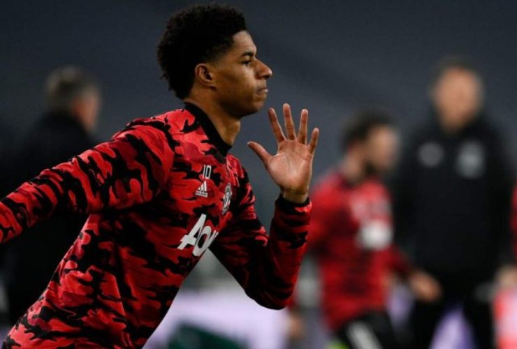 Rashford in campo - foto LaPresse - Fattidipallone.it