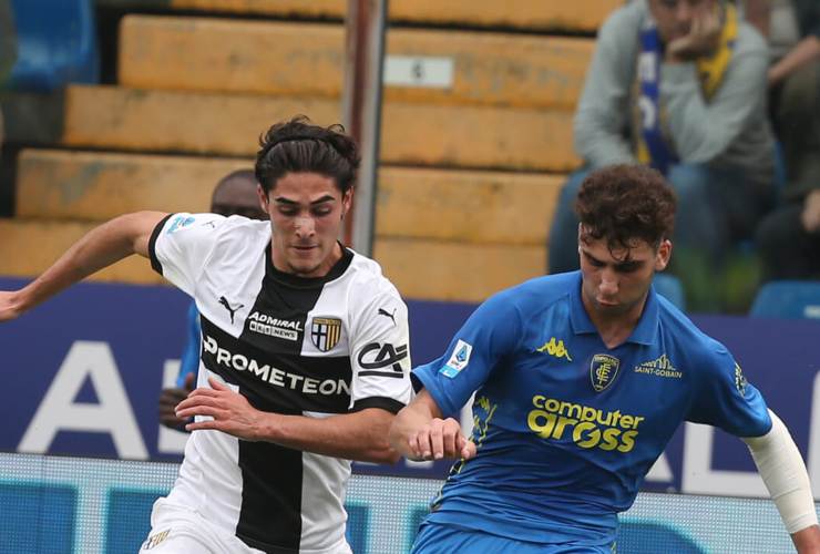 Saba Goglichidze in campo con la maglia dell'Empoli - foto LaPresse - Fattidipallone.it