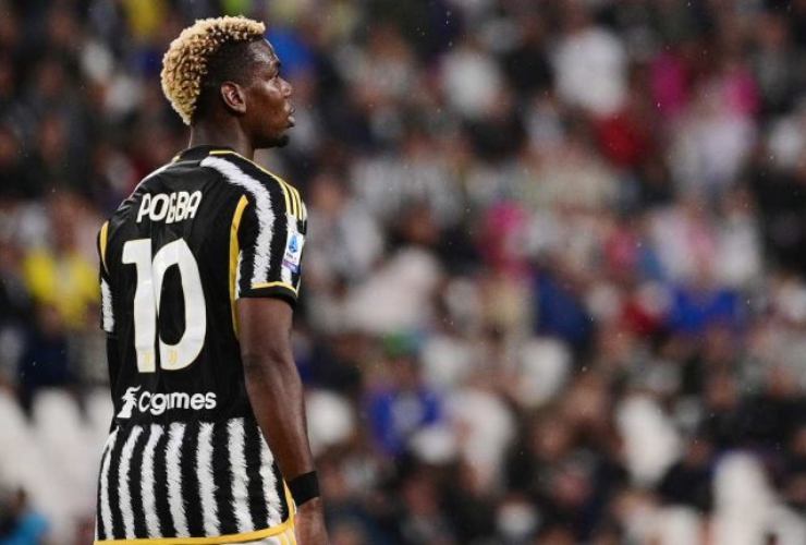 Paul Pogba in campo con la maglia della Juve - foto LaPresse - Fattidipallone.it