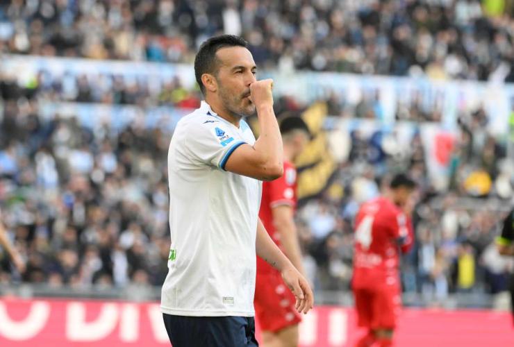 Pedro in campo con la Lazio - foto LaPresse - Fattidipallone.it