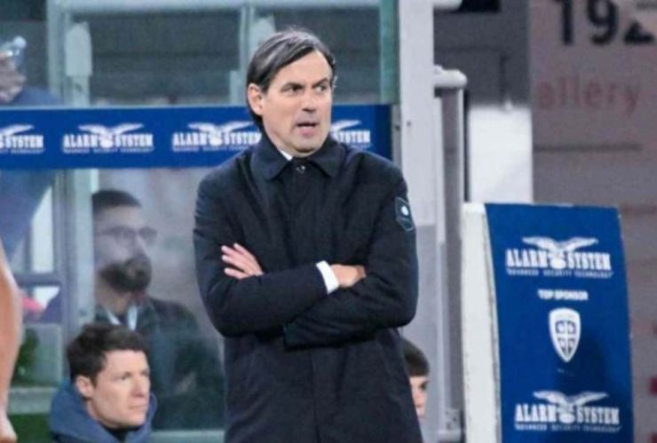 L'allenatore dell'Inter Simone Inzaghi - foto LaPresse - Fattidipallone.it