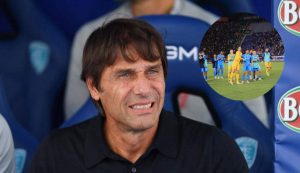 Antonio Conte – foto LaPresse + Canva - Fattidipallone.it