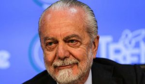 Aurelio De Laurentiis, patron del Napoli – foto ANSA JMania.it - Fattidipallone.it