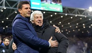 Thiago Motta e Gasperini - foto LaPresse - Fattidipallone.it